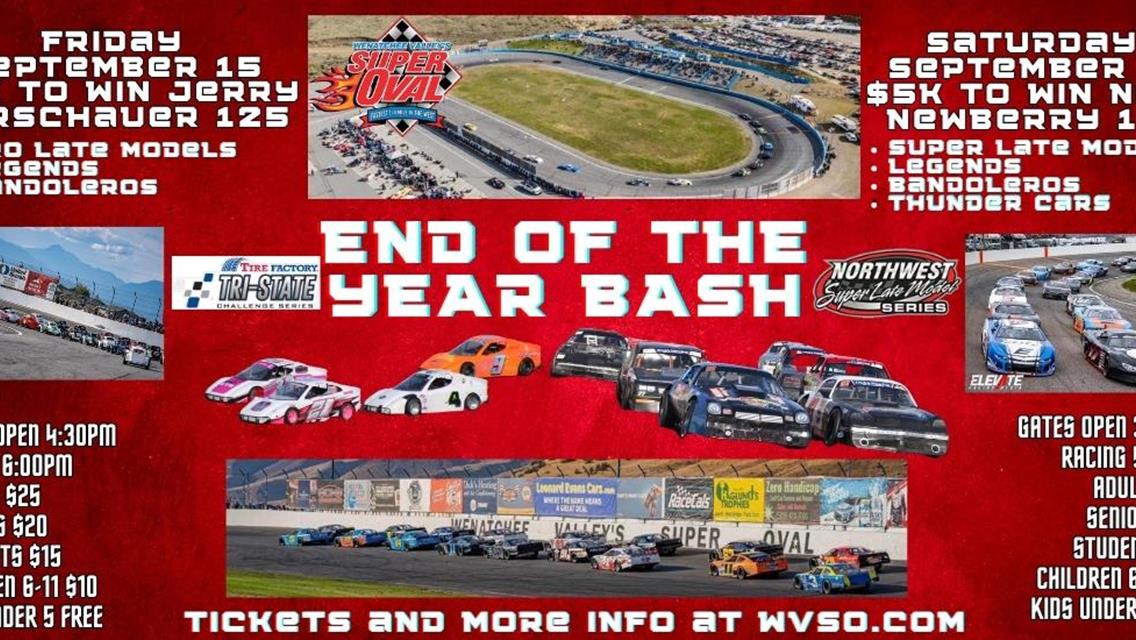 End of the Year Bash September 15-16