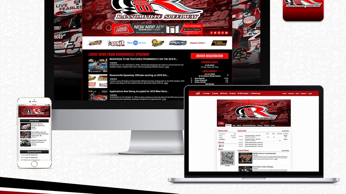 MyRacePass Creates New Track Website for Ransomville Speedway