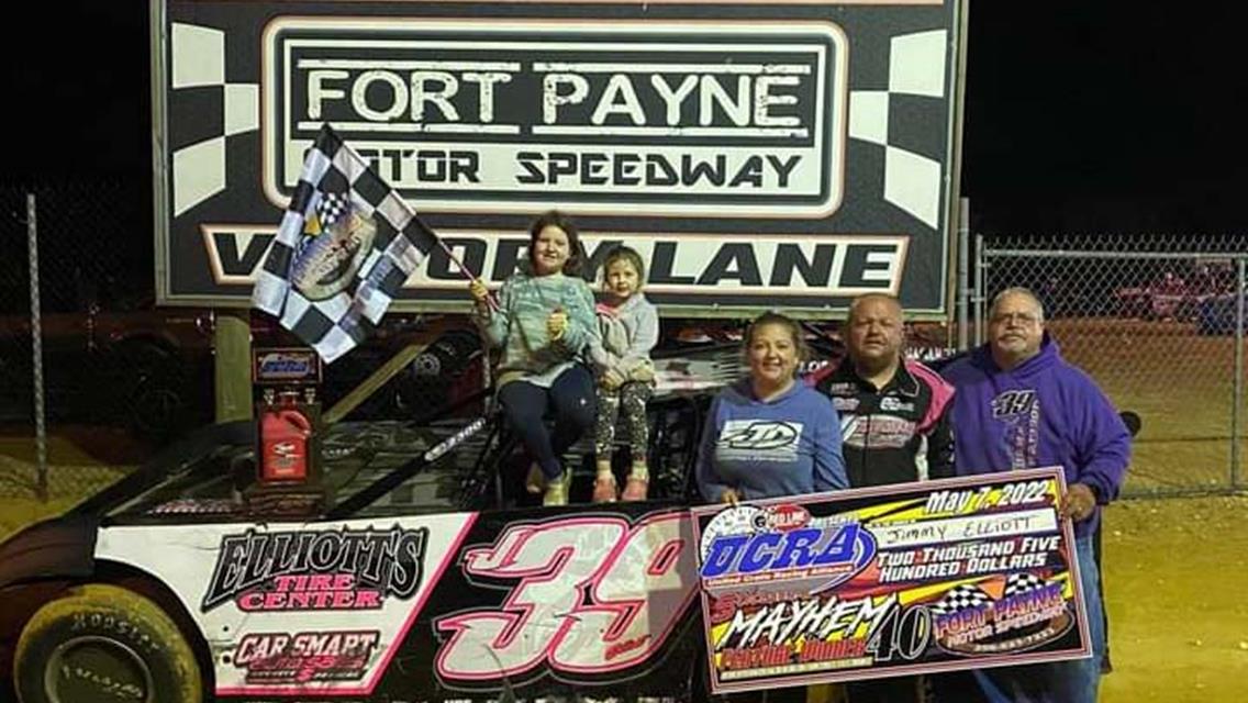 Two-Time UCRA Champ, Jimmy Elliott Wins at Fort Payne