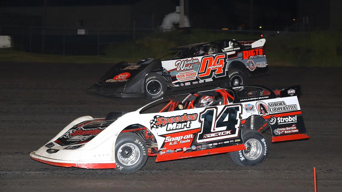 Adams County Speedway (Corning, IA) – Malvern Bank East / West Series – Ray Houck Memorial – July 27th, 2024. (Mike Ruefer Photo)