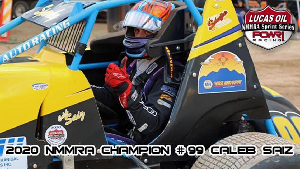 Caleb Saiz Reigns Supreme in 2020 POWRi NMMRA Points Championship