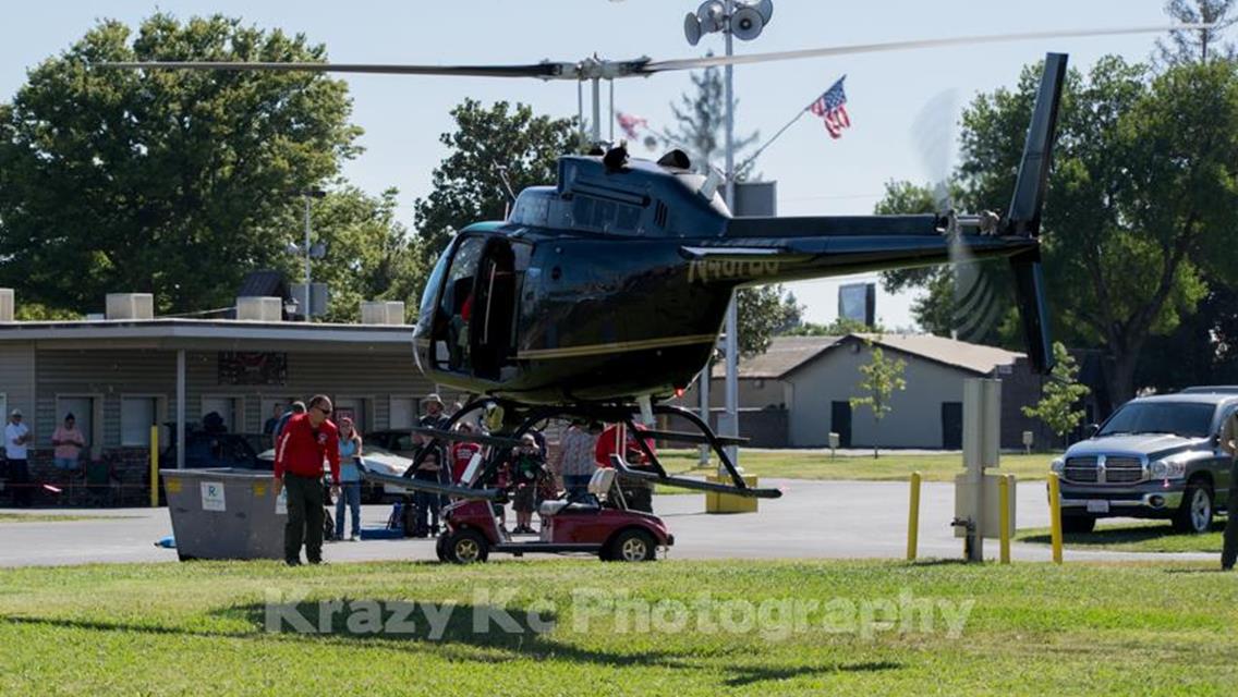 Auto Racing and Helicopters This Friday Night