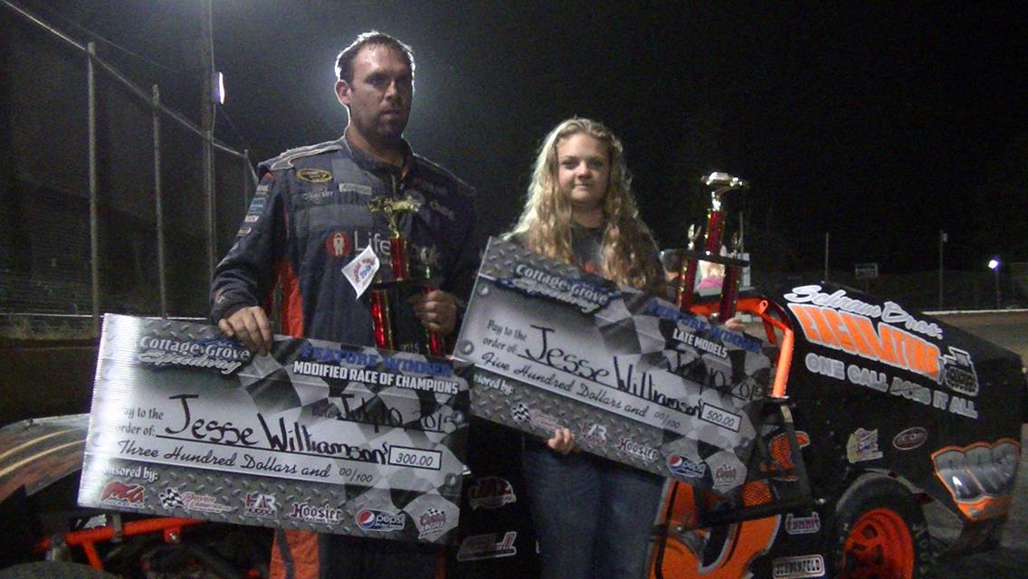 Jesse Williamson Wins NELMS Event At Cottage Grove Speedway