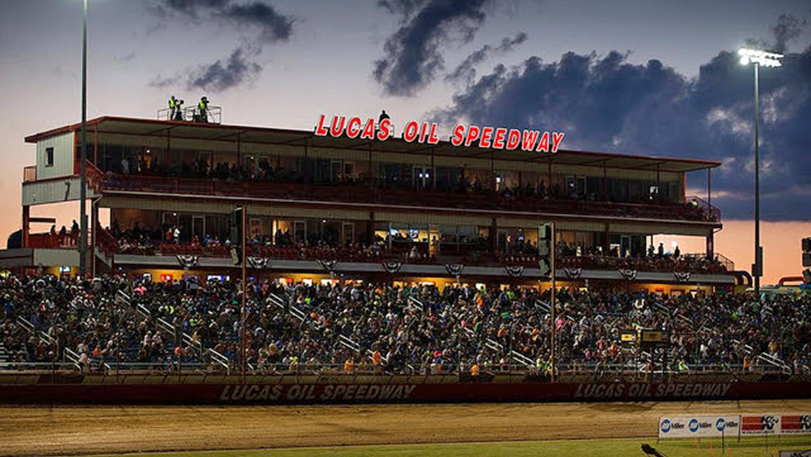 Lucas Oil Speedway weekly program rained out