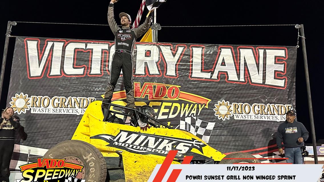 Ricky Lewis and Colt Treharn Gain POWRi Weekend Wins at Vado Speedway Park