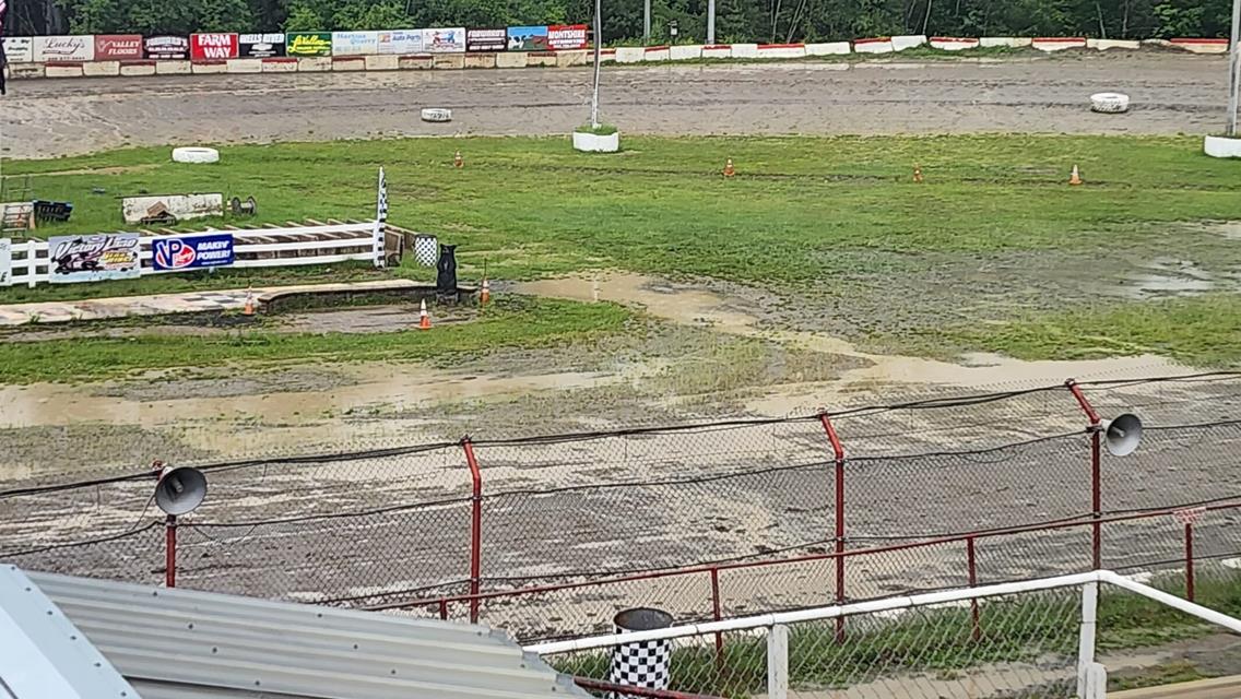 Week 6 of the 56th consecutive season of racing at the Ridge a complete wash out.