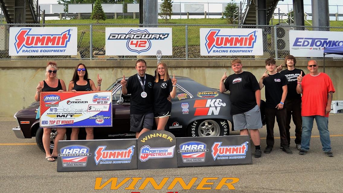 Soucek, Lowery, Williams, Gill and Baehr Earn IHRA Sportsman Spectacular presented by Moser Wins at Dragway 42