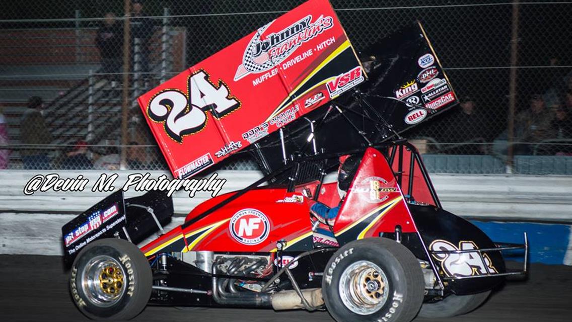 Johnson Caught Up in Crash While Competing for Top Five at Ocean Speedway