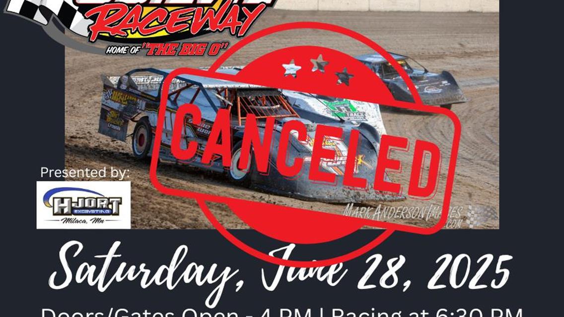 June 28th EVENT CANCELED