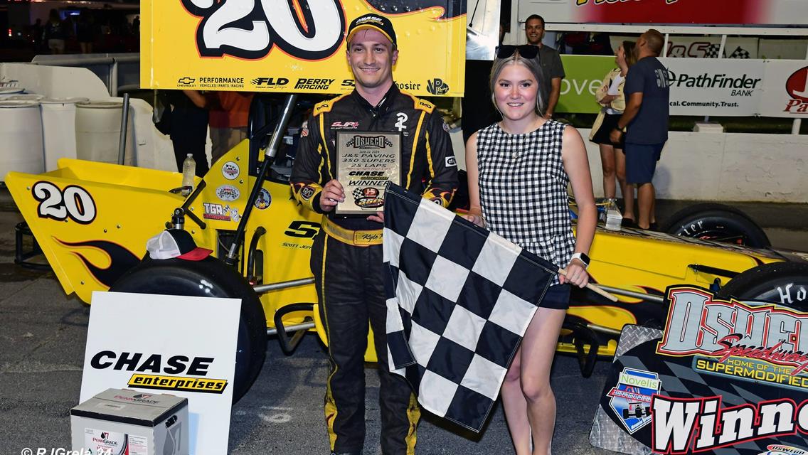 Kyle Perry Goes Flag-to-Flag for Second Career J&amp;S Paving 350 Supermodified Win