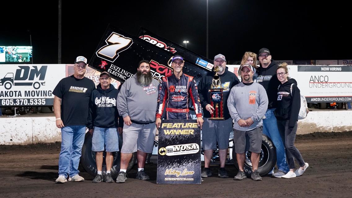 Henderson and Sandvig Cap Championship Season at Huset&#39;s Speedway With Win