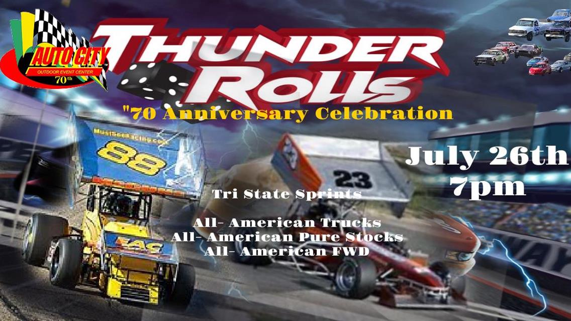 ALL American Races with Tr-State Sprints -July 26th