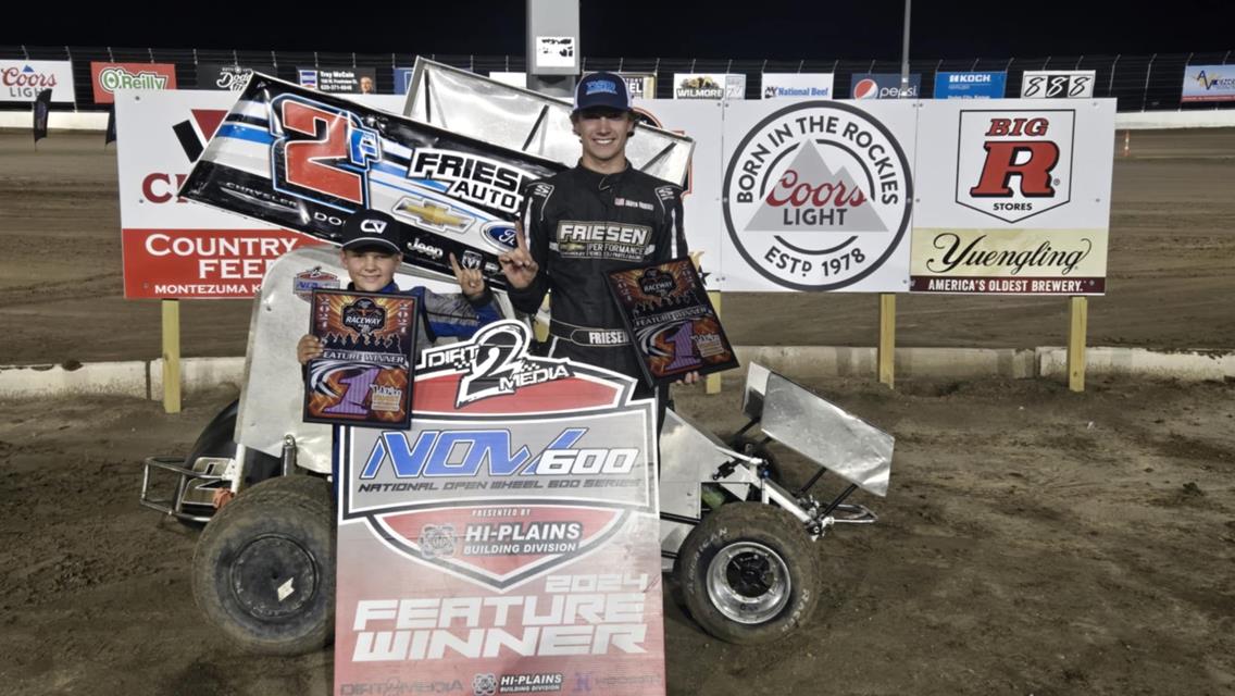 Ernst, Friesen, and Weger Win Friday Makeup Event Before Rain Washes Out Saturday Nights Program!