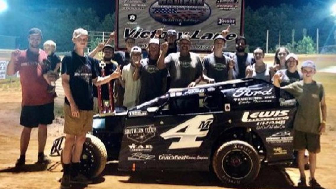 Mason the Chocolate Cake Ford Wins at Halifax County Motor Speedway