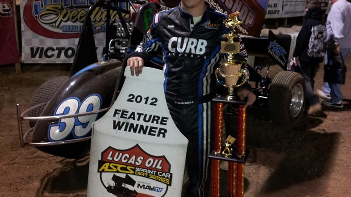 Kevin Swindell Scores First Lucas Oil ASCS Victory in Kansas