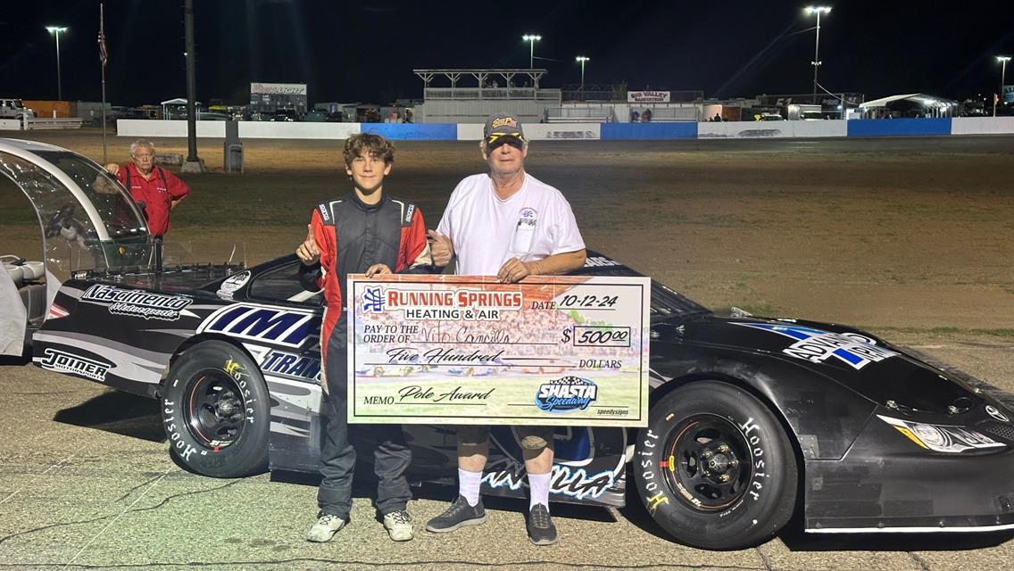 Cancilla dominates his first Super Late Model race