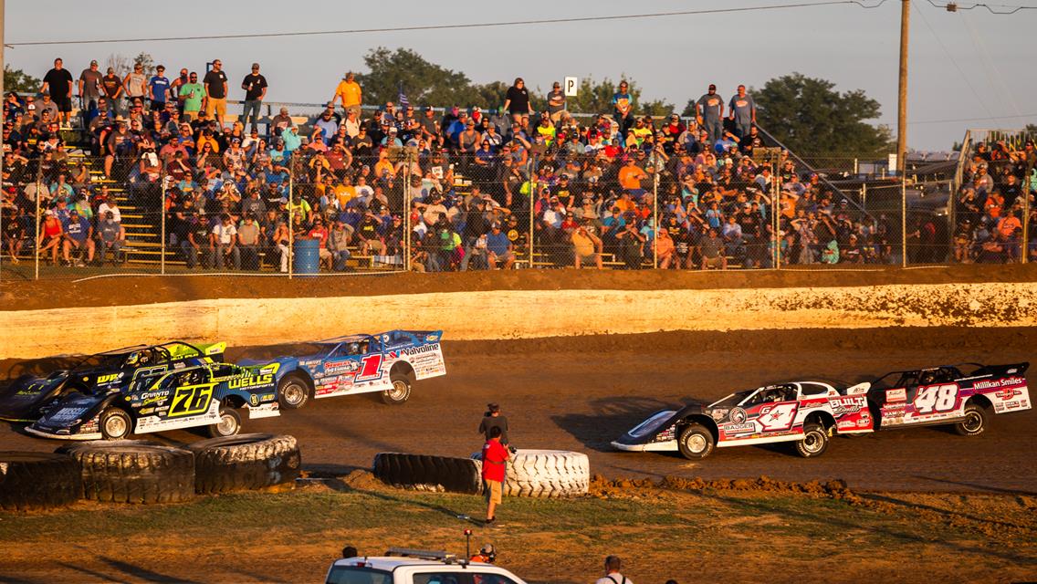 Florence Speedway (Walton, KY) – Lucas Oil Late Model Dirt Series – North/South 100 – August 8th-10th, 2024. (Heath Lawson Photo)