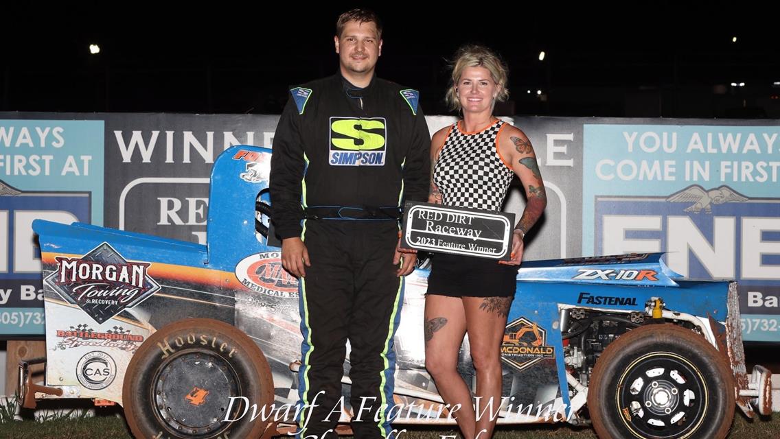 Chandler Foltz Wins with NOW600 Sooner State Dwarf Car Series at Red Dirt Raceway!