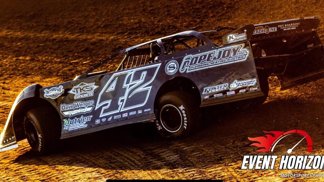 Fairbury Speedway (Fairbury, IL) – MARS Late Model Championship Series – Illinois Dirt Shootout – August 30th, 2025. (Event Horizon Photography)