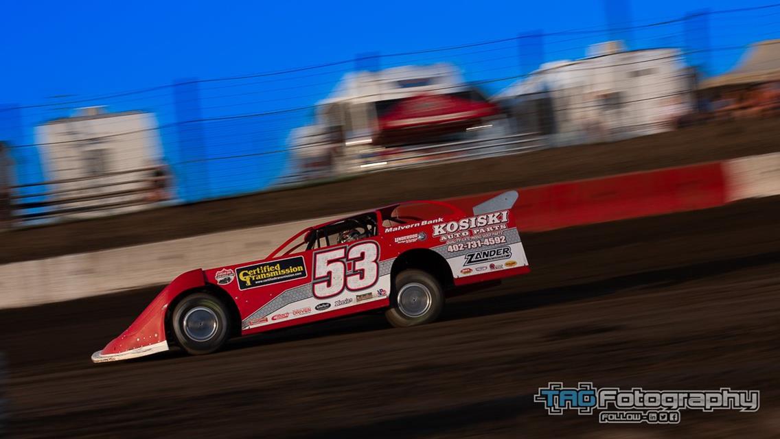 I-80 Speedway (Greenwood, NE) – Lucas Oil Late Model Dirt Series – Imperial Tile Silver Dollar Nationals – July 22nd-24th, 2022. (Tag Photography)