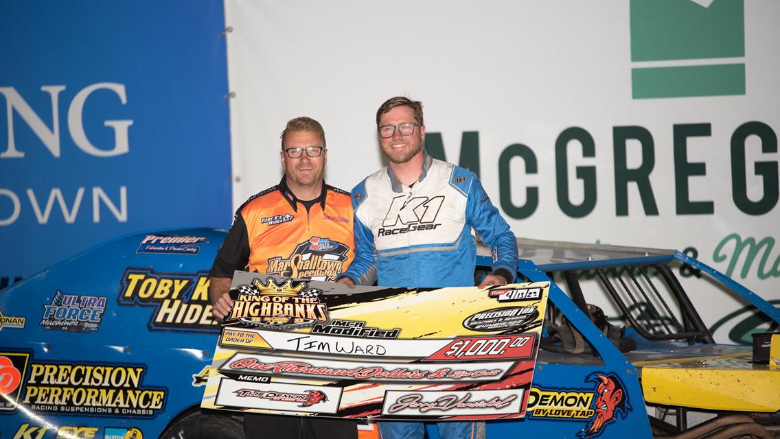 Feature wins to Ward, Olson, and Dhondt, as ten Stock Cars lock in for King of the High Banks