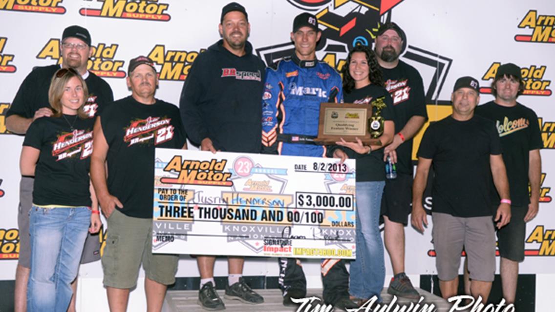 Justin Henderson Stampedes to Knoxville Victory
