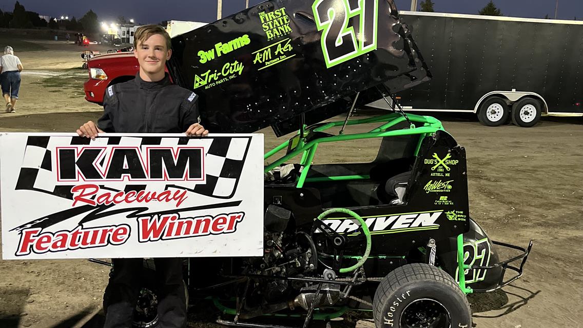 Steinkruger, Potter, Samuelson, and Frisell Score Saturday Victories at KAM Raceway!