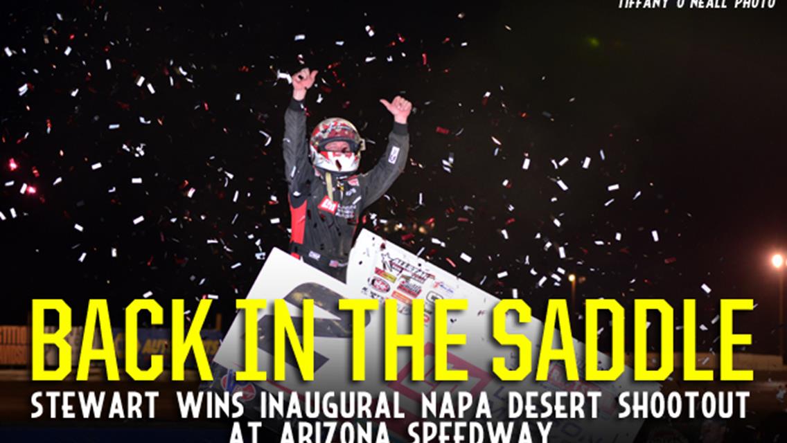 Stewart Snags Inagural NAPA Desert Shootout at Arizona Speedway