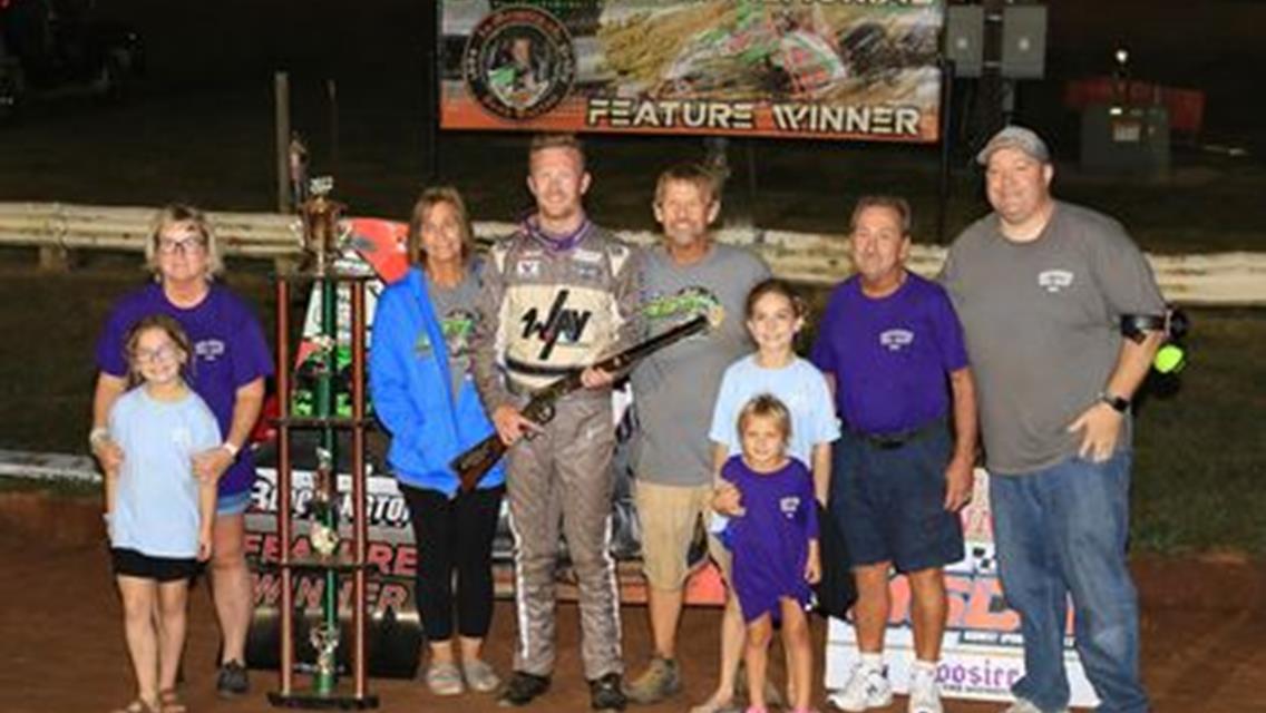 CJ Leary Wins The Josh Burton Memorial Race At Bloomington Speedway