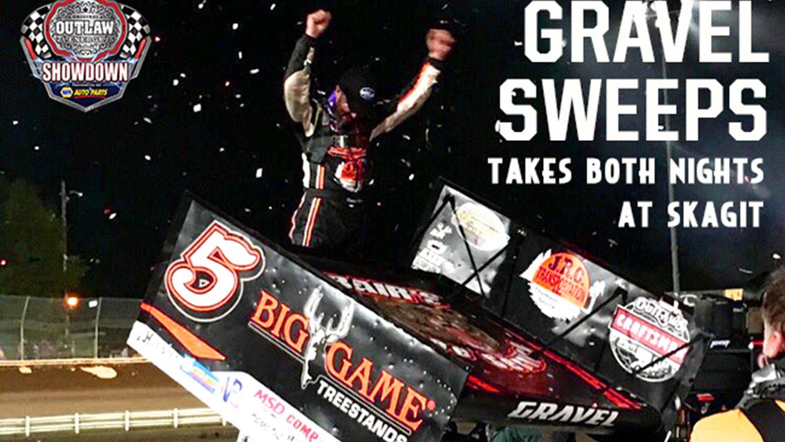 David Gravel Gets Out the Broom &amp; Sweeps the Outlaw Energy Showdown at Skagit Speedway