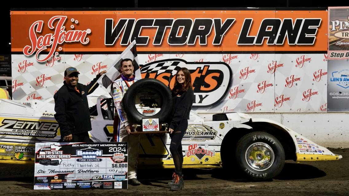 Thornton Jr. and Shryock Top Bargain Barn Tire Center Night at Huset’s Speedway to Open 14th Annual Silver Dollar Nationals Presented by MyRacePass