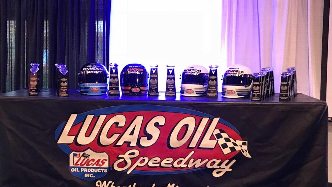 Deadline is Friday for Lucas Oil Speedway&#39;s annual Championship Banquet and Awards Presentation