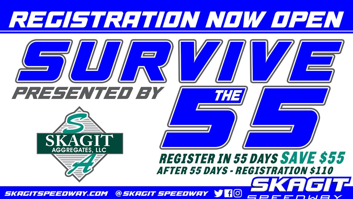 SURVIVE THE 55 - REGISTRATION NOW OPEN!