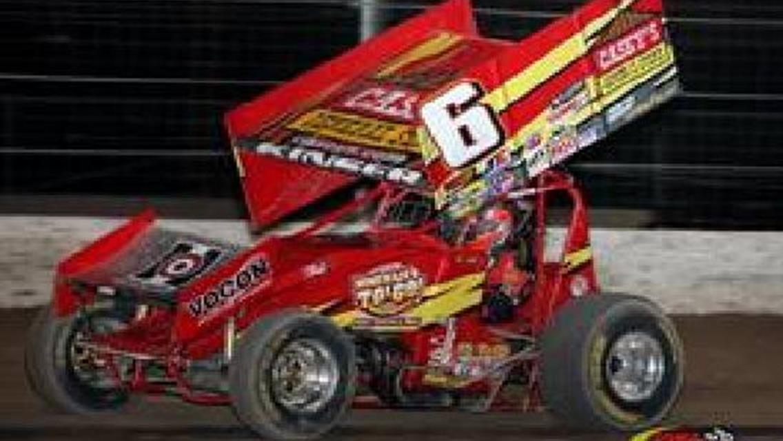 Many Variables: Kraig Kinser Wraps up the California Spring Break Tour with a Top-10 Finish at Calistoga Speedway