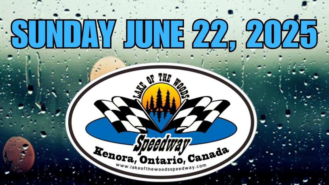 June 22 Races CANCELLED