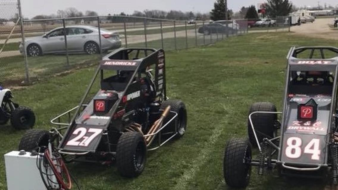 Hendricks Stymied by Fuel Issues and Rain at Kokomo Speedway