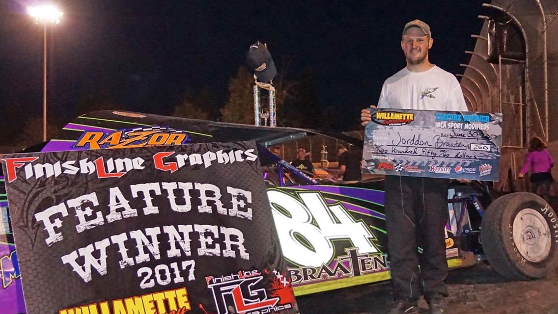 Jorddon Braaten Returns To Victory Lane; First Win Since Yreka