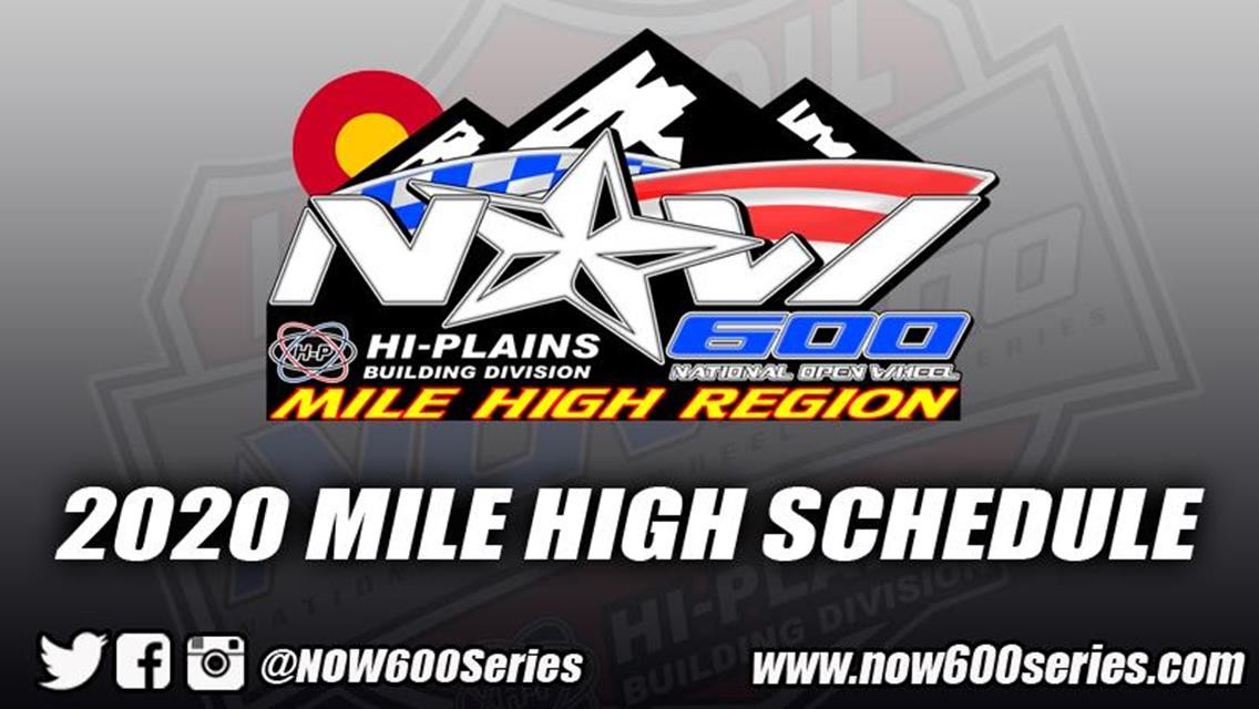 2020 Schedule Announced for the NOW600 Mile High Region