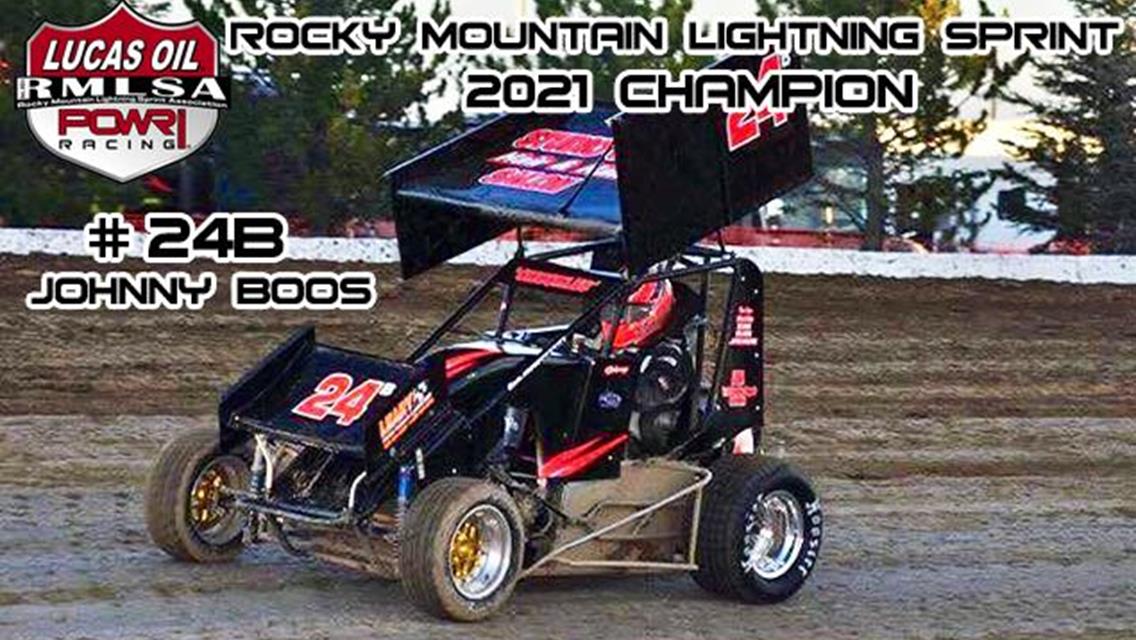 Johnny Boos Back as POWRi Rocky Mountain Lightning Sprint Points Champion