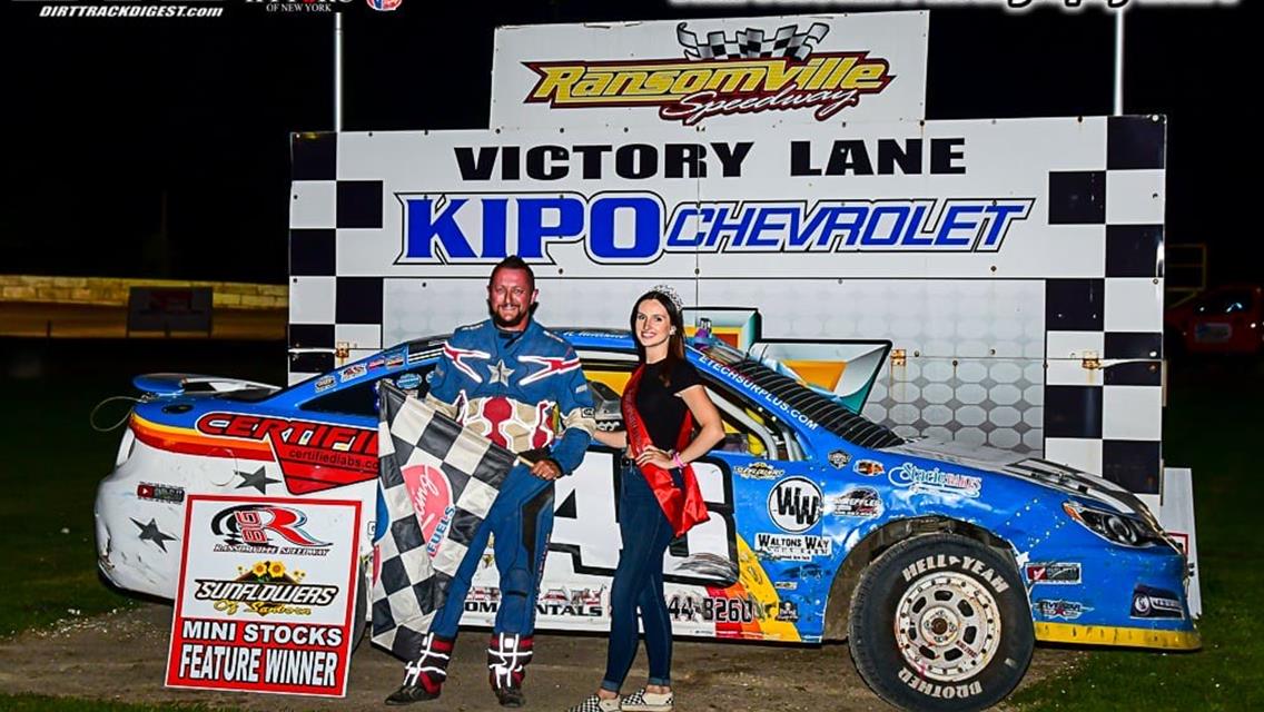 Brad Whiteside Collects Mackenzie Kulesza Memorial Checkered Flags