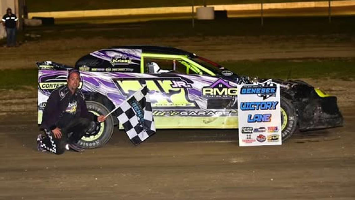 Big Crowd, Big Wins at The Dirt Track at Genesee’s 42nd Season Opener