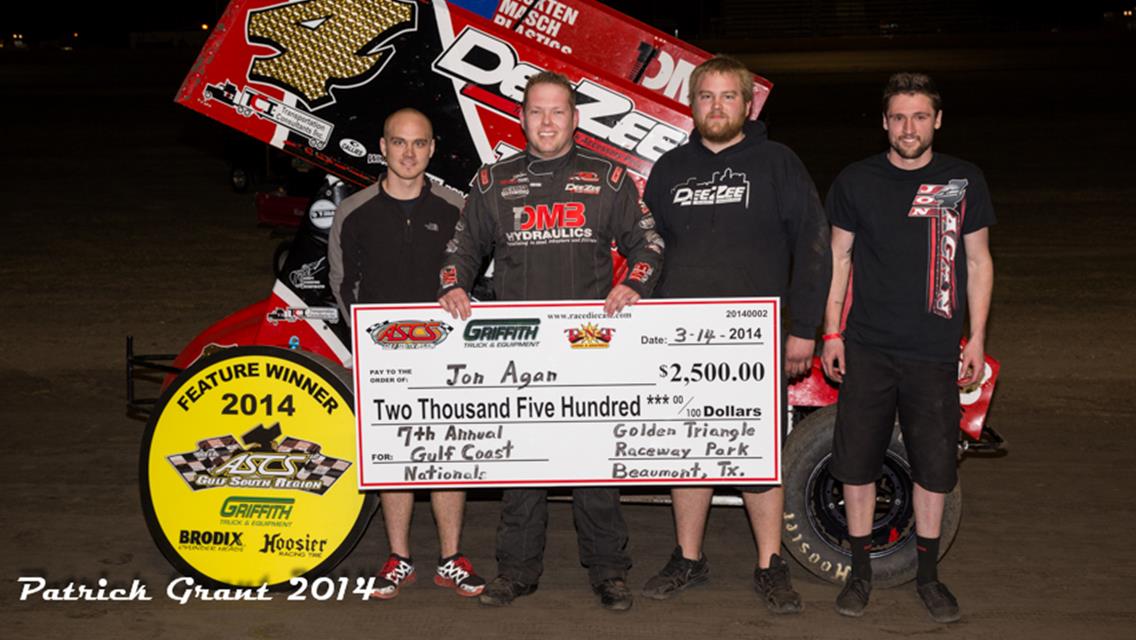 Jon Agan tops ASCS Gulf South in Beaumont