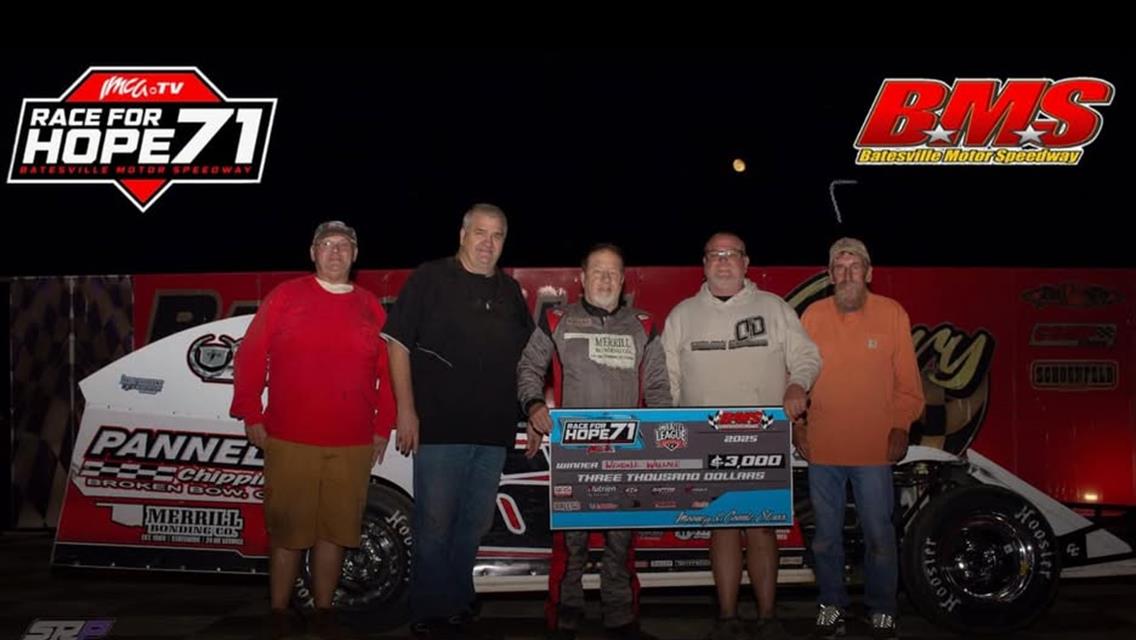 Batesville Bullet Wendell Wallace claims Night One of the Race For Hope at Batesville Motor Speedway