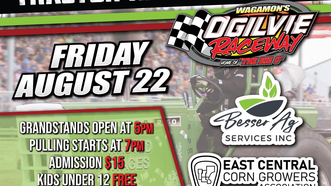 RESCHEDULED Tractor and Truck Pull CANCELED due to Rain