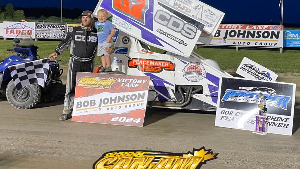 Forbes Shines Bright: Triumphs in Thrilling Modified Feature at Can Am