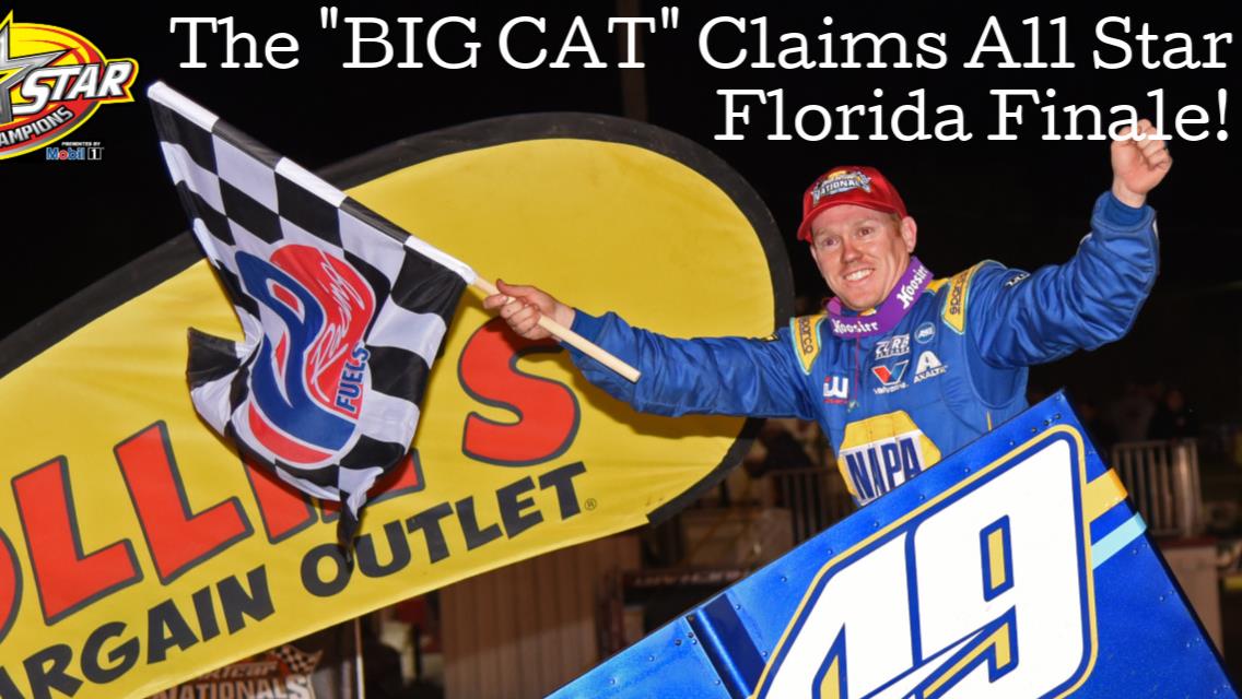 The ‘Big Cat’ earns All Star Florida finale victory at Volusia Speedway Park