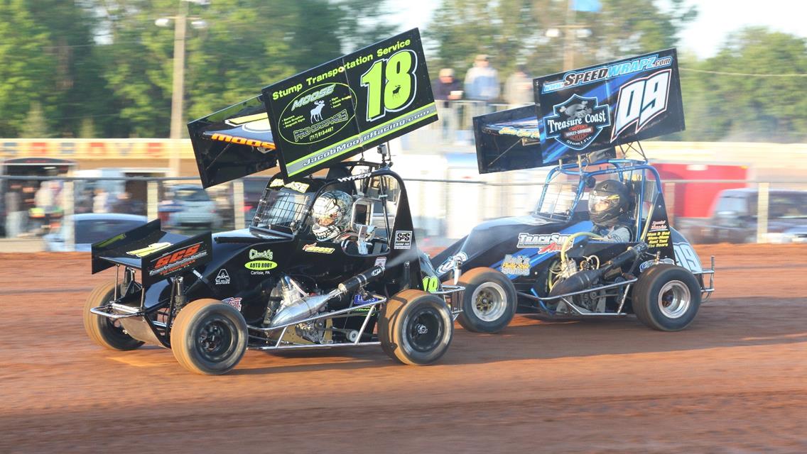 Jacob and #09 Stone Phillips at Selinsgrove Speedway