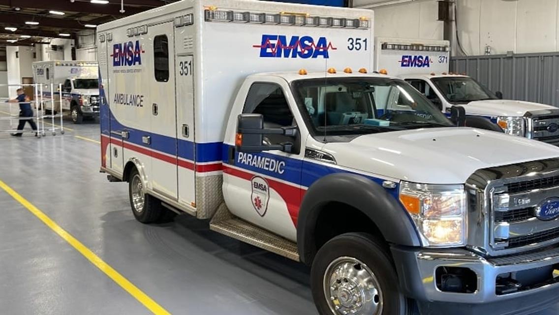 EMSA  Ambulance on site for further safety of our patrons