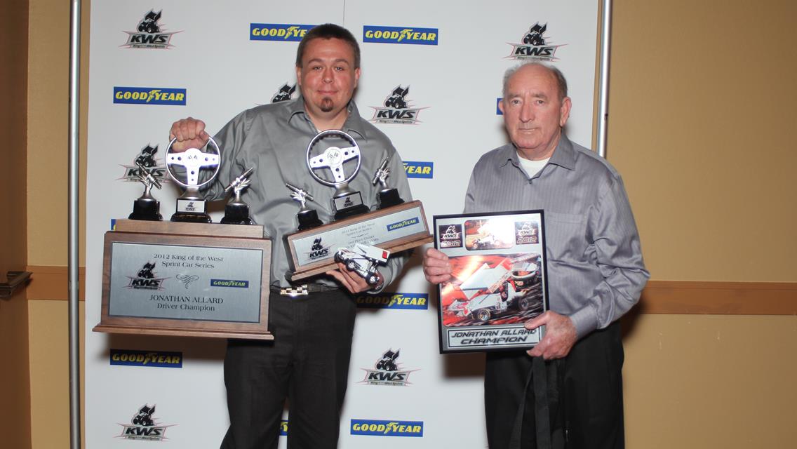 California Sprint Car Record Cash Point Fund Handed Out at KWS Awards Banquet