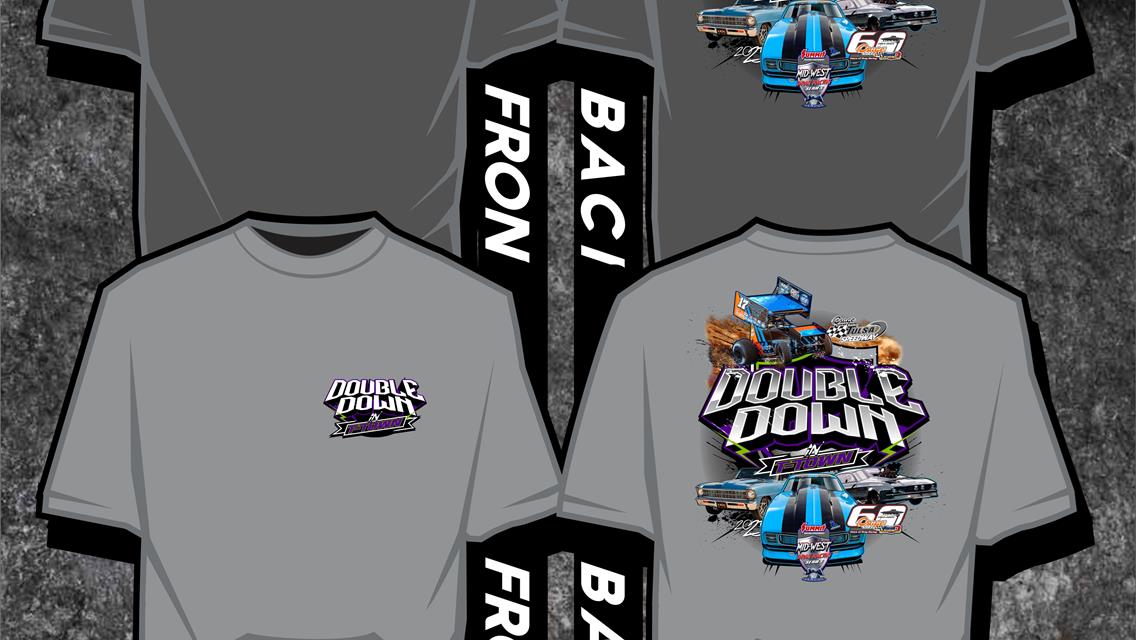The merch for Double Down in T-Town is AWESOME! A great mix of Sprint Car and Drag Cars!